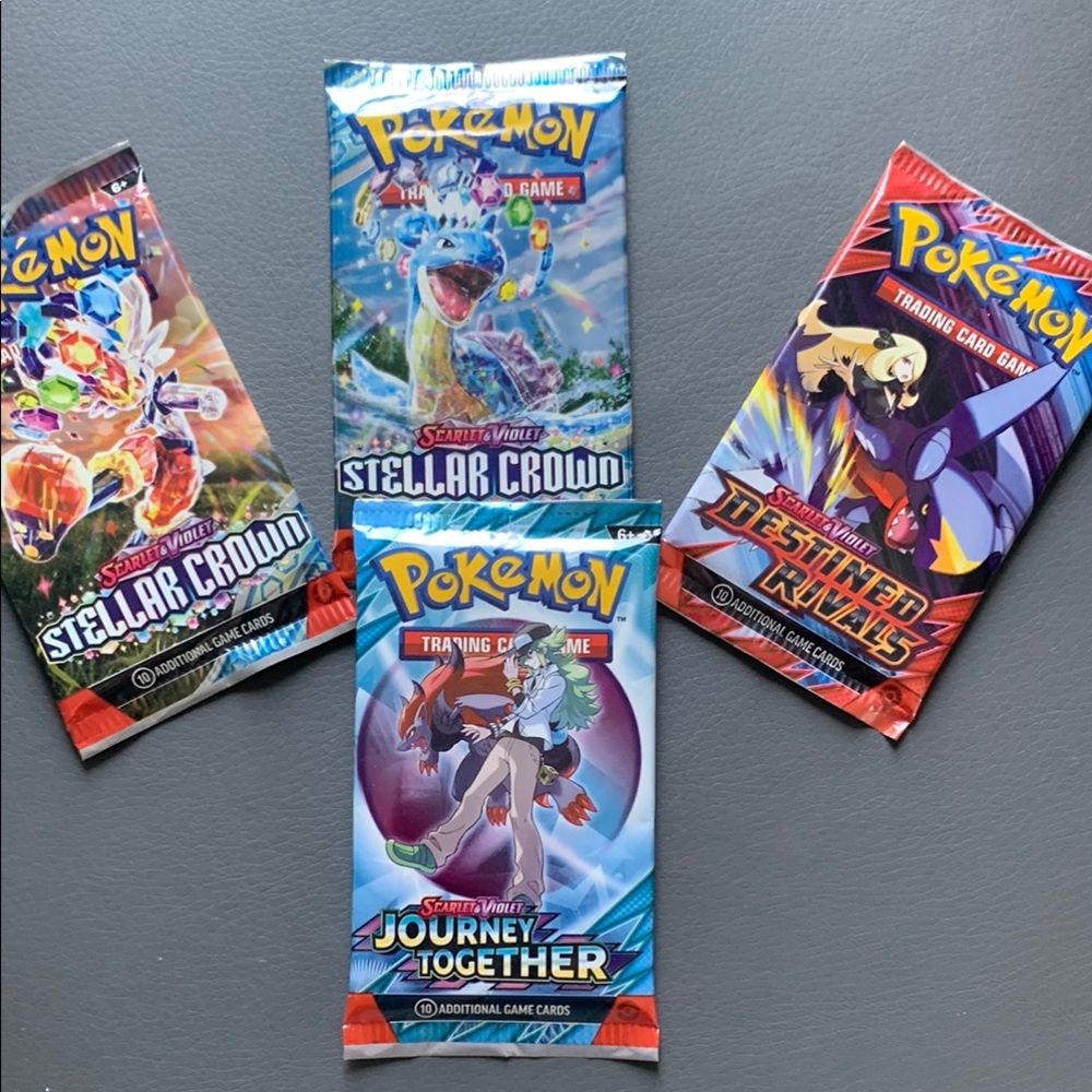 Pokemon Trading Card Booster Pack Collection